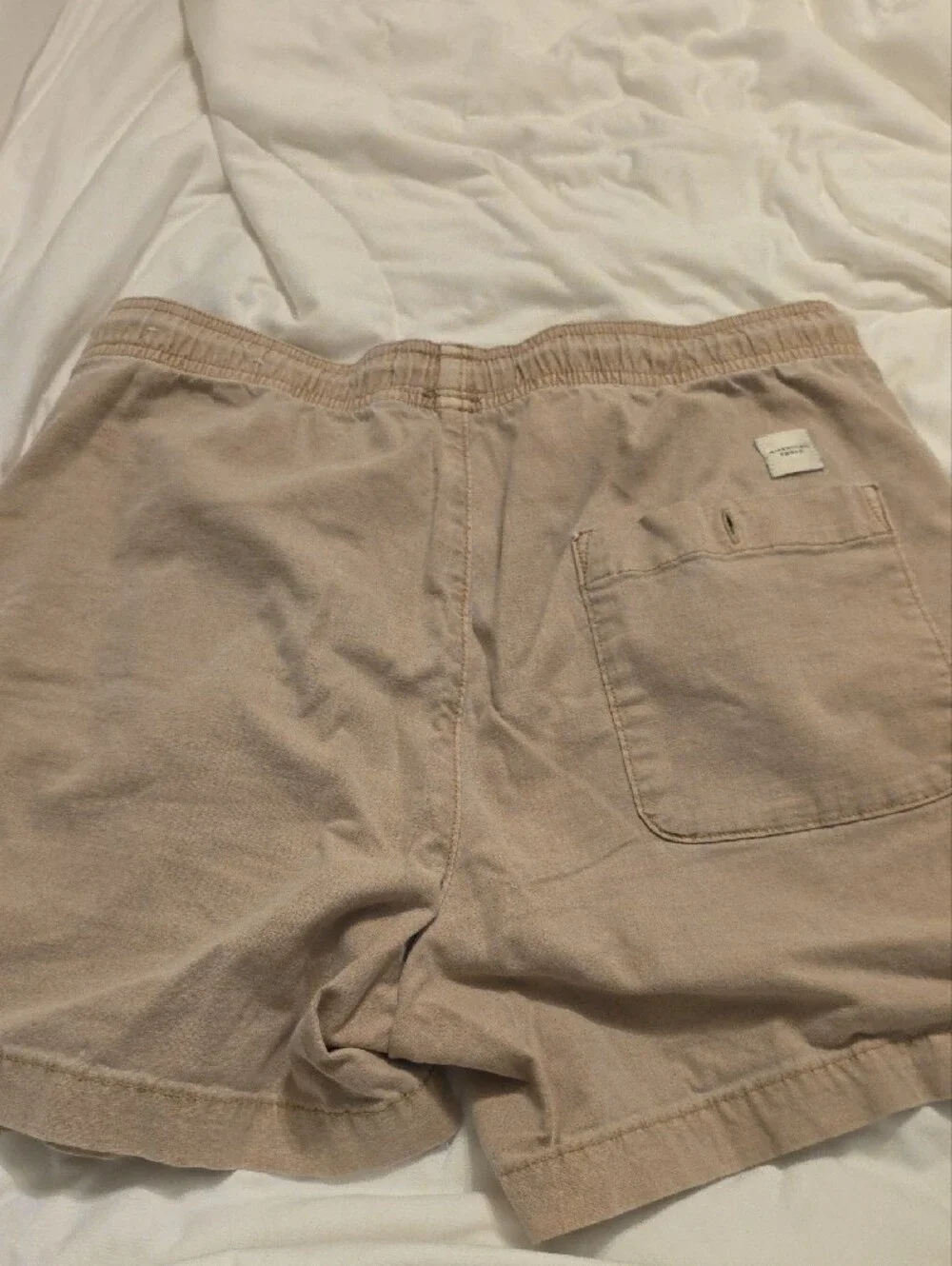 American Eagle Outfitters Men's Tan Drawstring Athletic Shorts